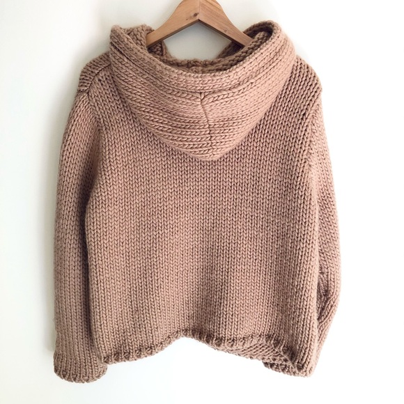 Chunky knit 100% wool cardigan - Picture 13 of 16